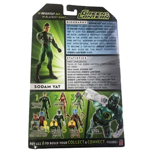 Dc Universe Green Lantern Classics Stel Series Sodam Yat Action Figure Sealed - Picture 5 of 9